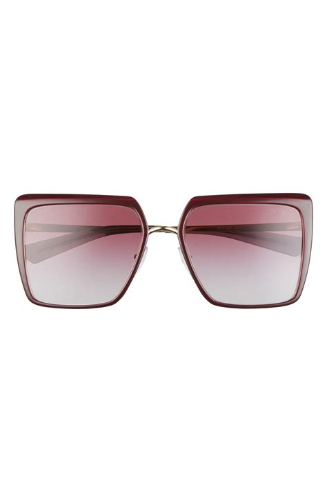 prada 57mm geometric sunglasses|Prada 57mm Gradient Square Sunglasses .